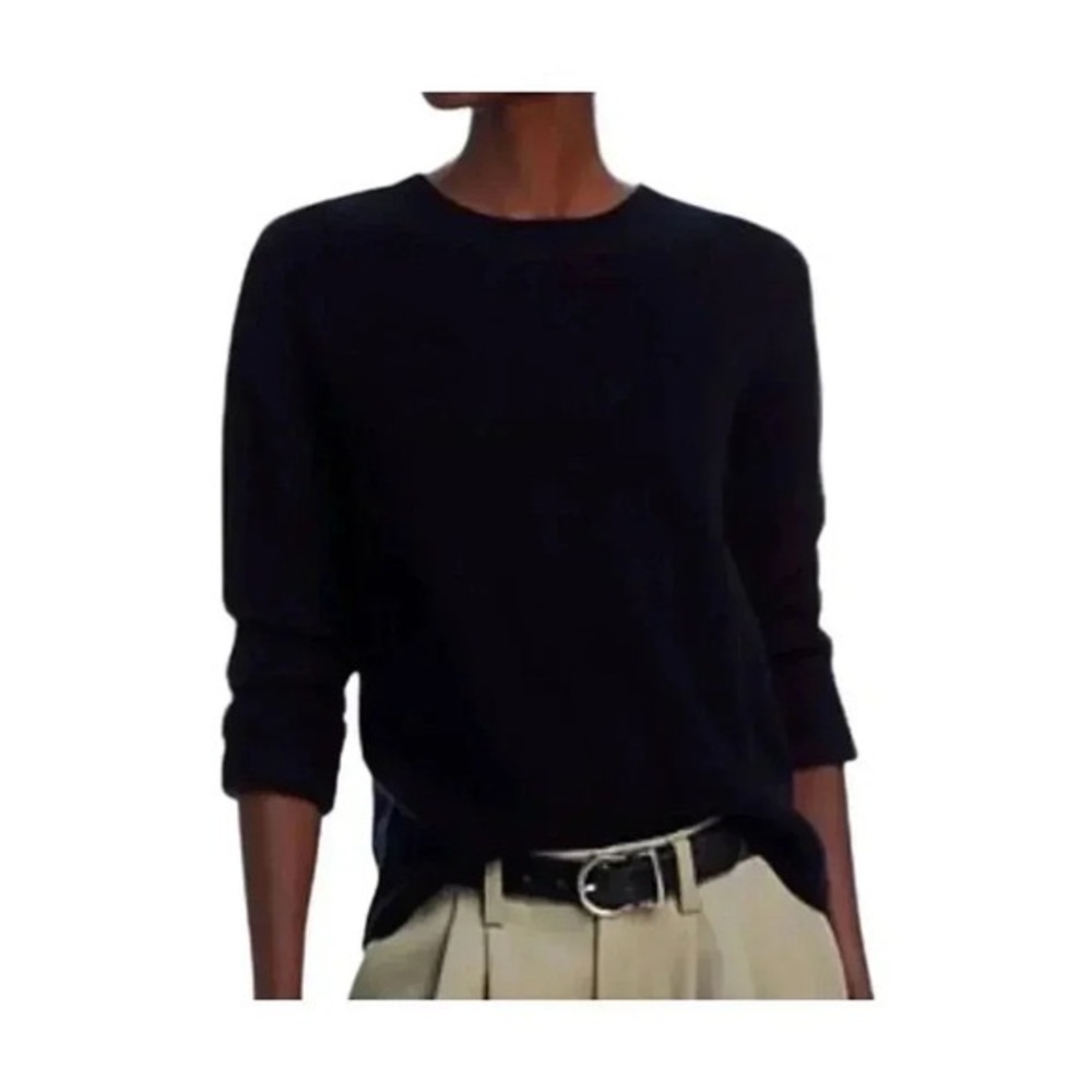 Vintage Sutton Studio Crewneck Cashmere Sweater - Black - L